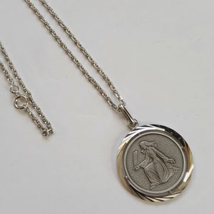 Virgo Zodiac pendant necklace